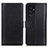 Custodia Portafoglio In Pelle Cover con Supporto N02P per Samsung Galaxy S21 Ultra 5G Nero