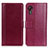 Custodia Portafoglio In Pelle Cover con Supporto N02P per Samsung Galaxy XCover 5 SM-G525F Rosso