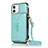 Custodia Portafoglio In Pelle Cover con Supporto N03 per Apple iPhone 12 Mini