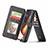 Custodia Portafoglio In Pelle Cover con Supporto N03 per Samsung Galaxy Note 20 Ultra 5G