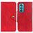 Custodia Portafoglio In Pelle Cover con Supporto N03P per Motorola Moto Edge 30 5G Rosso