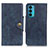 Custodia Portafoglio In Pelle Cover con Supporto N03P per Motorola Moto Edge Lite 5G Blu
