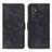 Custodia Portafoglio In Pelle Cover con Supporto N03P per Samsung Galaxy A82 5G Nero