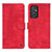 Custodia Portafoglio In Pelle Cover con Supporto N03P per Samsung Galaxy A82 5G Rosso