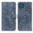 Custodia Portafoglio In Pelle Cover con Supporto N03P per Samsung Galaxy F42 5G Blu