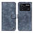 Custodia Portafoglio In Pelle Cover con Supporto N03P per Xiaomi Poco M4 Pro 4G Blu
