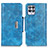 Custodia Portafoglio In Pelle Cover con Supporto N04P per Realme Narzo 50 4G Cielo Blu