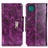Custodia Portafoglio In Pelle Cover con Supporto N04P per Samsung Galaxy F42 5G Viola