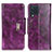 Custodia Portafoglio In Pelle Cover con Supporto N04P per Samsung Galaxy M32 4G Viola