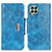 Custodia Portafoglio In Pelle Cover con Supporto N04P per Samsung Galaxy M33 5G Cielo Blu