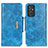 Custodia Portafoglio In Pelle Cover con Supporto N04P per Samsung Galaxy Quantum2 5G Cielo Blu