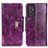Custodia Portafoglio In Pelle Cover con Supporto N04P per Samsung Galaxy Quantum2 5G Viola