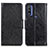 Custodia Portafoglio In Pelle Cover con Supporto N05P per Motorola Moto G Pure Nero