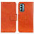 Custodia Portafoglio In Pelle Cover con Supporto N05P per Motorola Moto G Stylus (2022) 4G Arancione