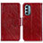 Custodia Portafoglio In Pelle Cover con Supporto N05P per Motorola Moto G Stylus (2022) 4G Rosso