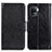 Custodia Portafoglio In Pelle Cover con Supporto N05P per Oppo A94 4G Nero