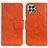 Custodia Portafoglio In Pelle Cover con Supporto N05P per Samsung Galaxy M33 5G Arancione