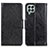 Custodia Portafoglio In Pelle Cover con Supporto N05P per Samsung Galaxy M33 5G Nero