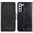 Custodia Portafoglio In Pelle Cover con Supporto N05P per Samsung Galaxy S23 Plus 5G Nero