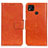 Custodia Portafoglio In Pelle Cover con Supporto N05P per Xiaomi Redmi 9C Arancione