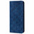 Custodia Portafoglio In Pelle Cover con Supporto N06 per Samsung Galaxy Note 20 5G Blu