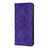 Custodia Portafoglio In Pelle Cover con Supporto N06 per Samsung Galaxy Note 20 Ultra 5G Viola