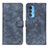 Custodia Portafoglio In Pelle Cover con Supporto N06P per Motorola Moto Edge 20 Pro 5G Blu