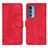 Custodia Portafoglio In Pelle Cover con Supporto N06P per Motorola Moto Edge S Pro 5G Rosso