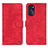 Custodia Portafoglio In Pelle Cover con Supporto N06P per Motorola Moto G 5G (2022) Rosso