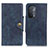 Custodia Portafoglio In Pelle Cover con Supporto N06P per Oppo A74 5G Blu
