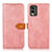 Custodia Portafoglio In Pelle Cover con Supporto N07P per Nokia C210 Rosa