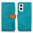 Custodia Portafoglio In Pelle Cover con Supporto N07P per OnePlus Nord N20 5G Ciano