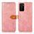 Custodia Portafoglio In Pelle Cover con Supporto N07P per Oppo A55S 5G Rosa