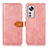 Custodia Portafoglio In Pelle Cover con Supporto N07P per Xiaomi Mi 12 5G Rosa