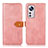 Custodia Portafoglio In Pelle Cover con Supporto N07P per Xiaomi Mi 12 Lite 5G Rosa