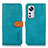 Custodia Portafoglio In Pelle Cover con Supporto N07P per Xiaomi Mi 12S Pro 5G Ciano