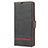 Custodia Portafoglio In Pelle Cover con Supporto N11 per Samsung Galaxy Note 20 5G Nero