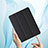 Custodia Portafoglio In Pelle Cover con Supporto P01 per Apple iPad Air 4 10.9 (2020) Nero