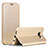 Custodia Portafoglio In Pelle Cover con Supporto P01 per Samsung Galaxy S8 Plus Oro