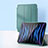 Verde Custodia Portafoglio In Pelle Cover con Supporto P03 per Apple iPad Pro 11 (2022) Verde