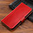 Custodia Portafoglio In Pelle Cover con Supporto P04 per Apple iPhone Xs Rosso