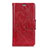 Custodia Portafoglio In Pelle Cover con Supporto per Alcatel 1 Rosso