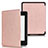 Custodia Portafoglio In Pelle Cover con Supporto per Amazon Kindle Paperwhite 6 inch Oro Rosa