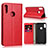 Custodia Portafoglio In Pelle Cover con Supporto per Asus Zenfone Max Pro M2 ZB631KL Rosso