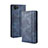Custodia Portafoglio In Pelle Cover con Supporto per Blackberry KEYone Blu