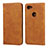 Custodia Portafoglio In Pelle Cover con Supporto per Google Pixel 3a XL Arancione