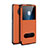 Custodia Portafoglio In Pelle Cover con Supporto per Huawei Enjoy 20 Plus 5G Arancione