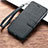Custodia Portafoglio In Pelle Cover con Supporto per Huawei Honor 8A Nero