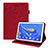 Custodia Portafoglio In Pelle Cover con Supporto per Huawei MatePad 10.8 Rosso
