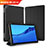 Custodia Portafoglio In Pelle Cover con Supporto per Huawei MediaPad M5 Lite 10.1 Nero